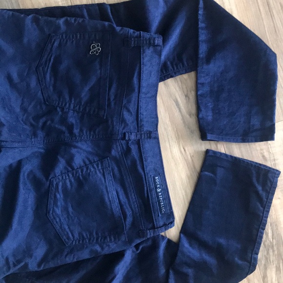 Rock & Republic navy Skinny Cords size 4 - Picture 3 of 6